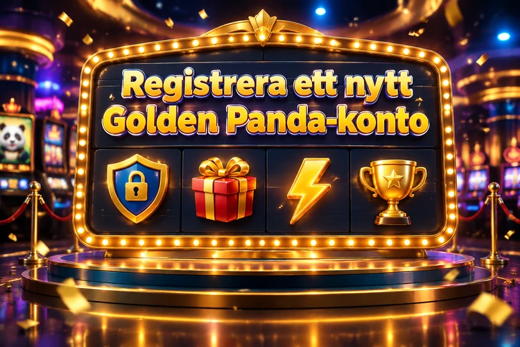 Registrera ett nytt Golden Panda-konto